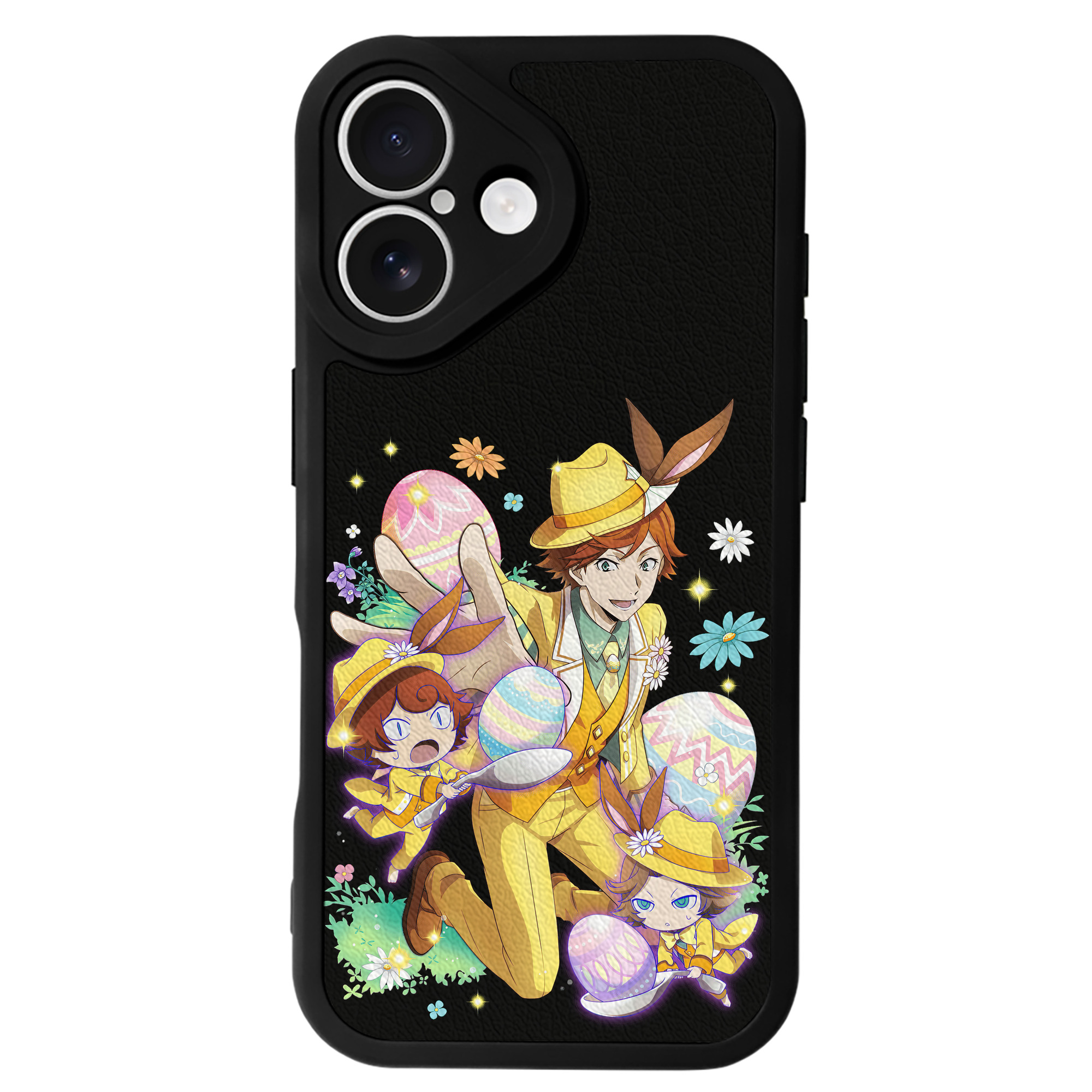（画像用） 文豪ストレイドッグス Bungo Stray Dogs 【iPhone 16シリーズ対応】シリコンスマホケース（レザー調） 材質：シリコン